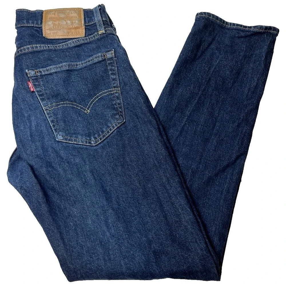 Levi's 502 Taper Men's Blue denim Jeans Size 31x32 - WPL 423